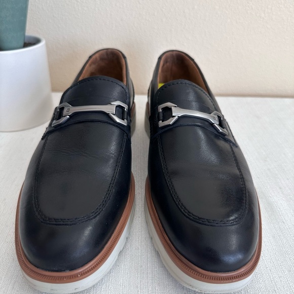 Florsheim Black Leather Memory Foam Comfortech Casual Loafers Men’s 7M - Picture 4 of 14